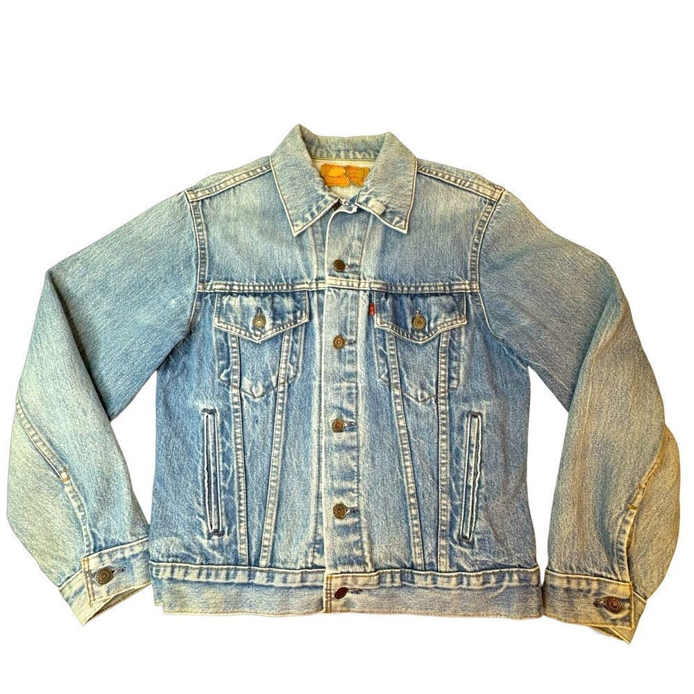 80’s 90’s LEVI’s Vintage Denim Trucker Jacket Size 40 Large XL